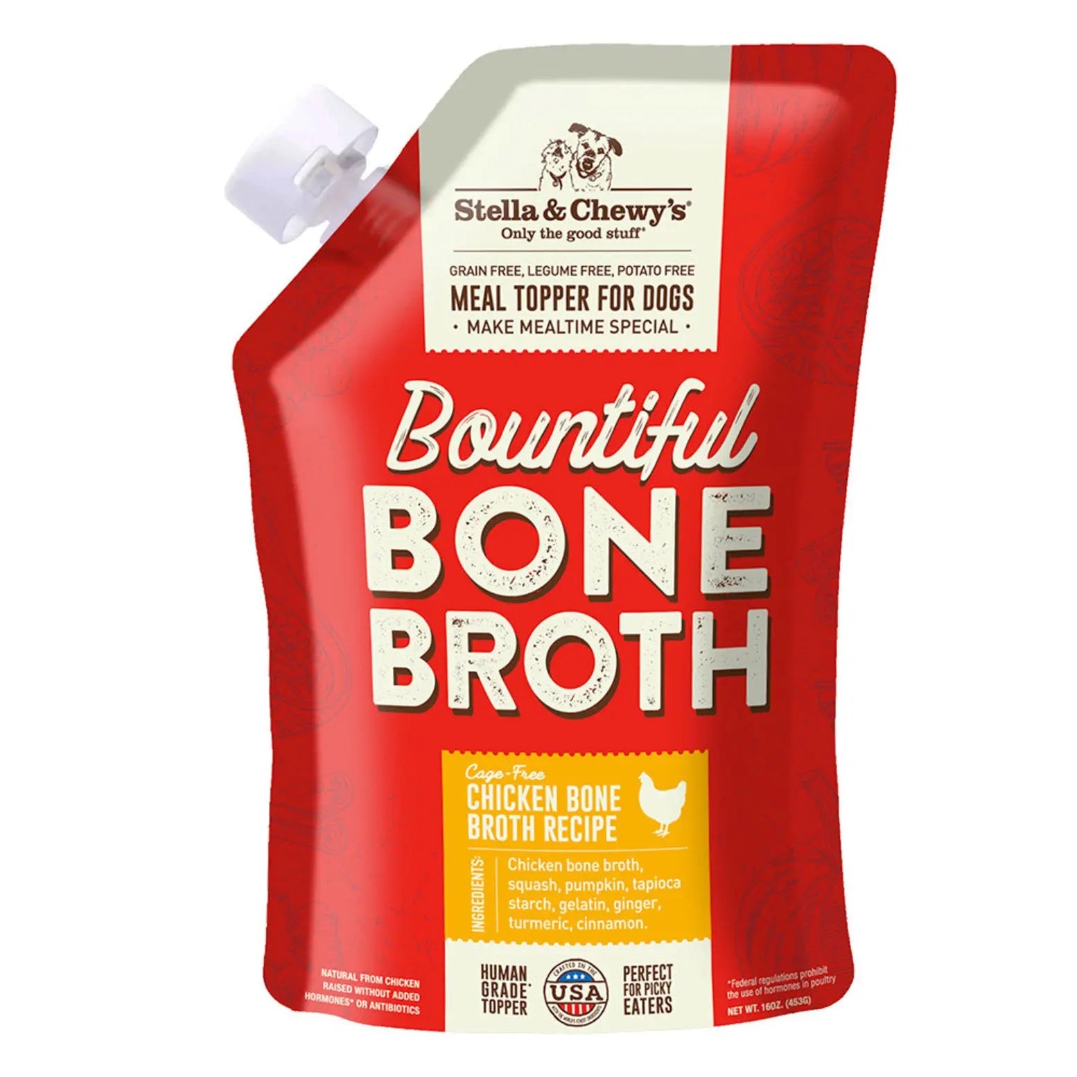 Stella & Chewy  - Bouillon d'Os pour chien 16oz Stella & Chewy