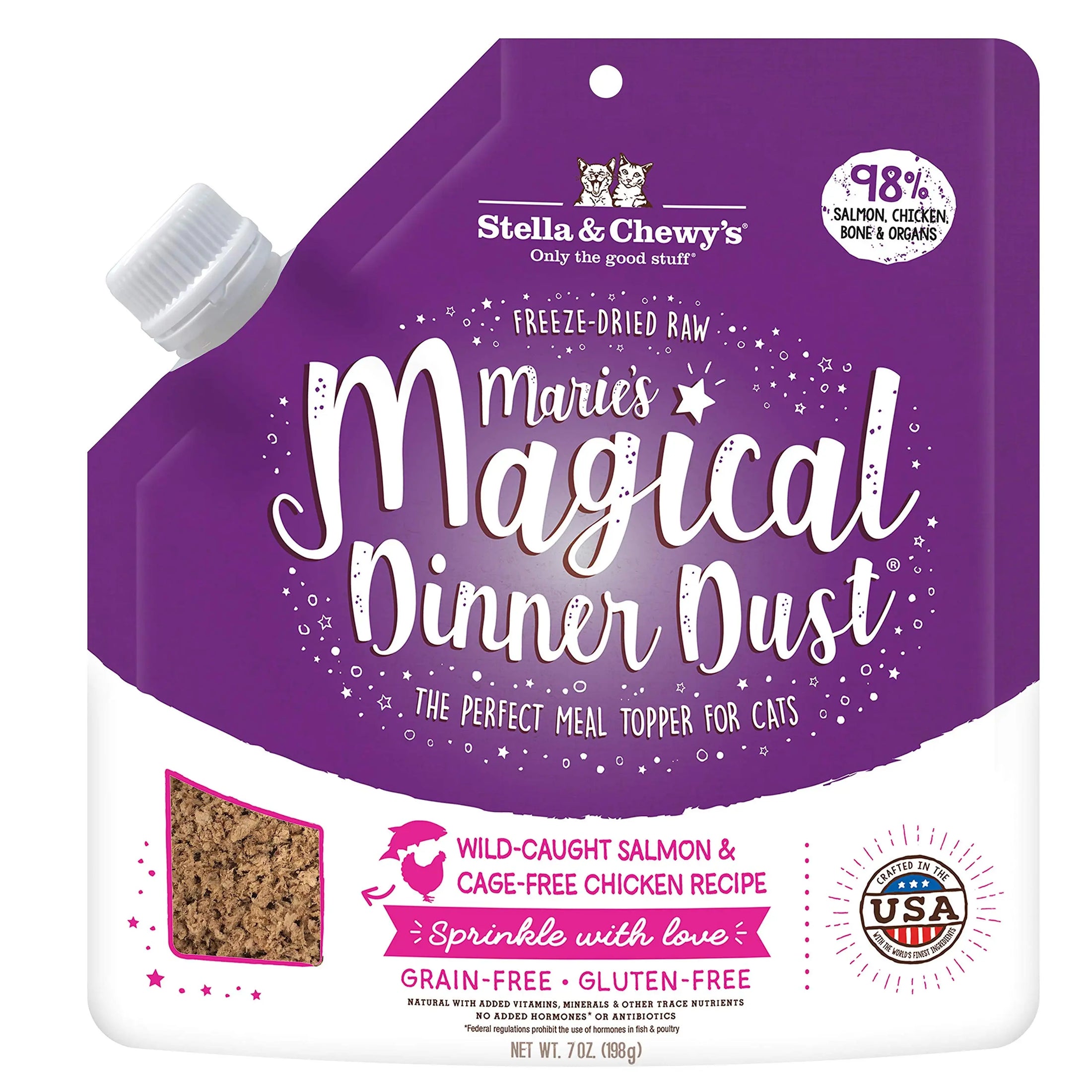Stella & Chewy - Dinner Dust garniture de repas pour chat - 7oz Stella & Chewy