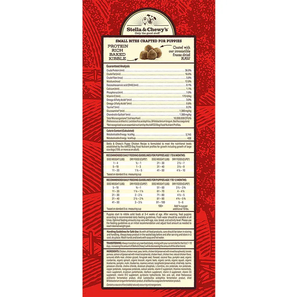 Stella & Chewy's - Raw Coated Nourriture pour chiots Stella & Chewy