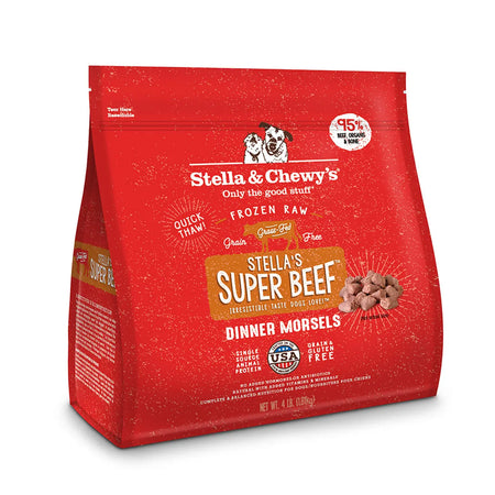 Stella & Chewy's® Morsel – Nourriture Morceau Crue Surgelée pour Chiens (4 lb) Stella & Chewy
