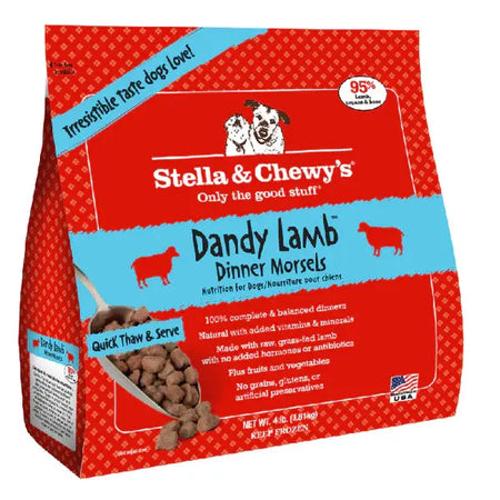 Stella & Chewy's® Morsel – Nourriture Morceau Crue Surgelée pour Chiens (4 lb) Stella & Chewy