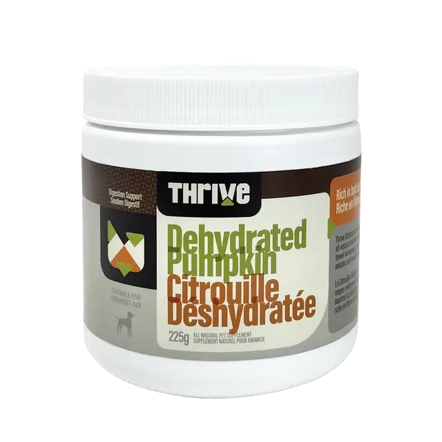 Thrive - Citrouille déshydratée pour le soutien digestif pour chiens