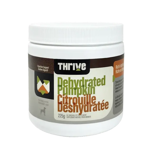 Thrive - Citrouille déshydratée pour le soutien digestif pour chiens