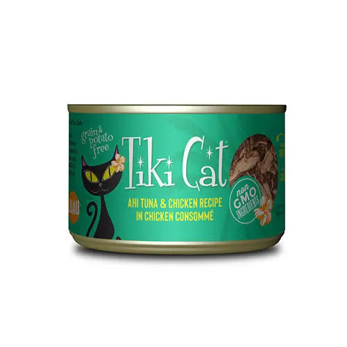 Tiki Cat - Luau Canne Humide pour chat - Variétés de Saveur & Format Tiki Cat