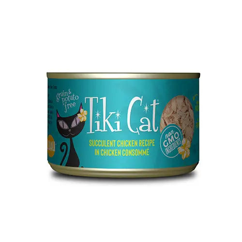 Tiki Cat - Luau Canne Humide pour chat - Variétés de Saveur & Format Tiki Cat