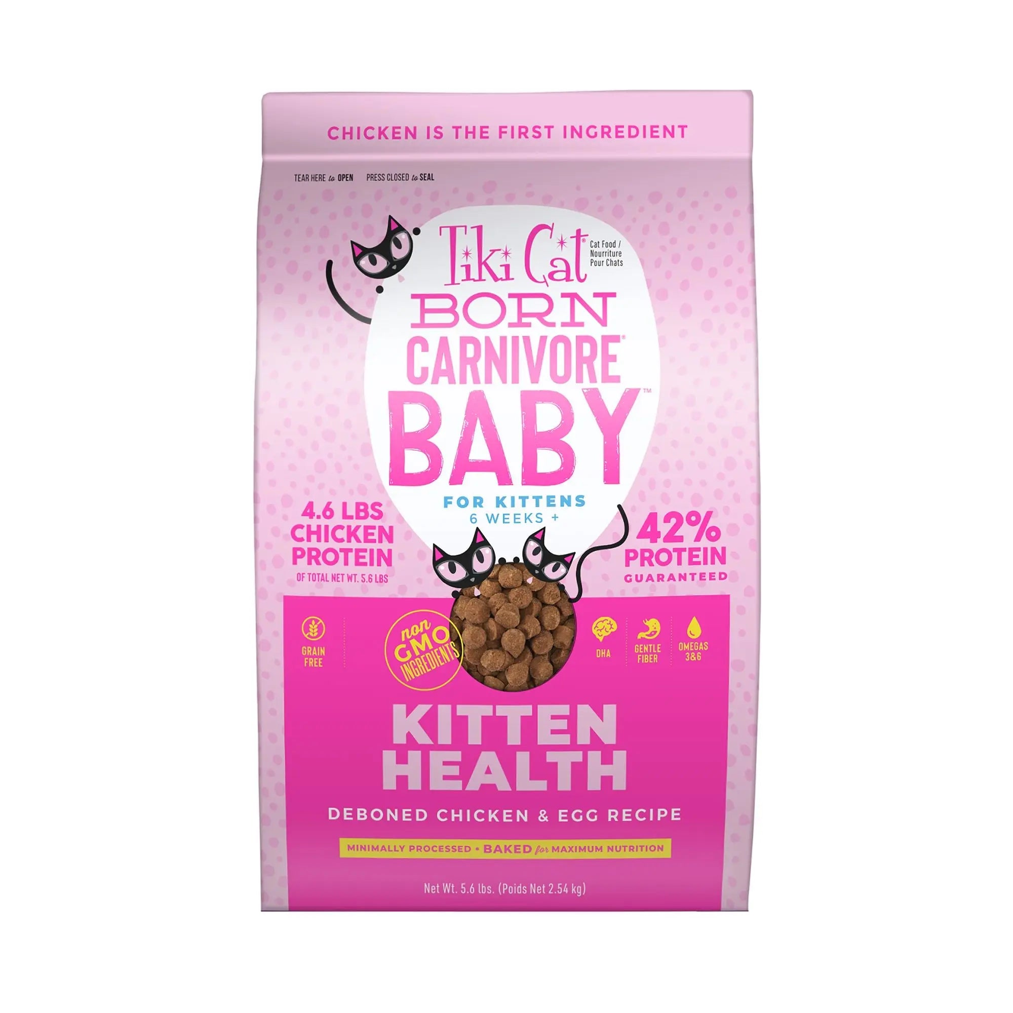 Tiki Cat - Nourriture Born Carnivore pour chatons