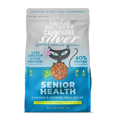 Tiki Cat - Nourriture Born Carnivore pour chats senior