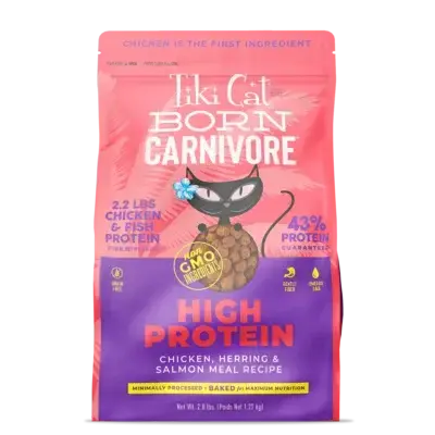 Tiki Cat - Nourriture riche en proteine Born Carnivore pour chats Tiki Cat