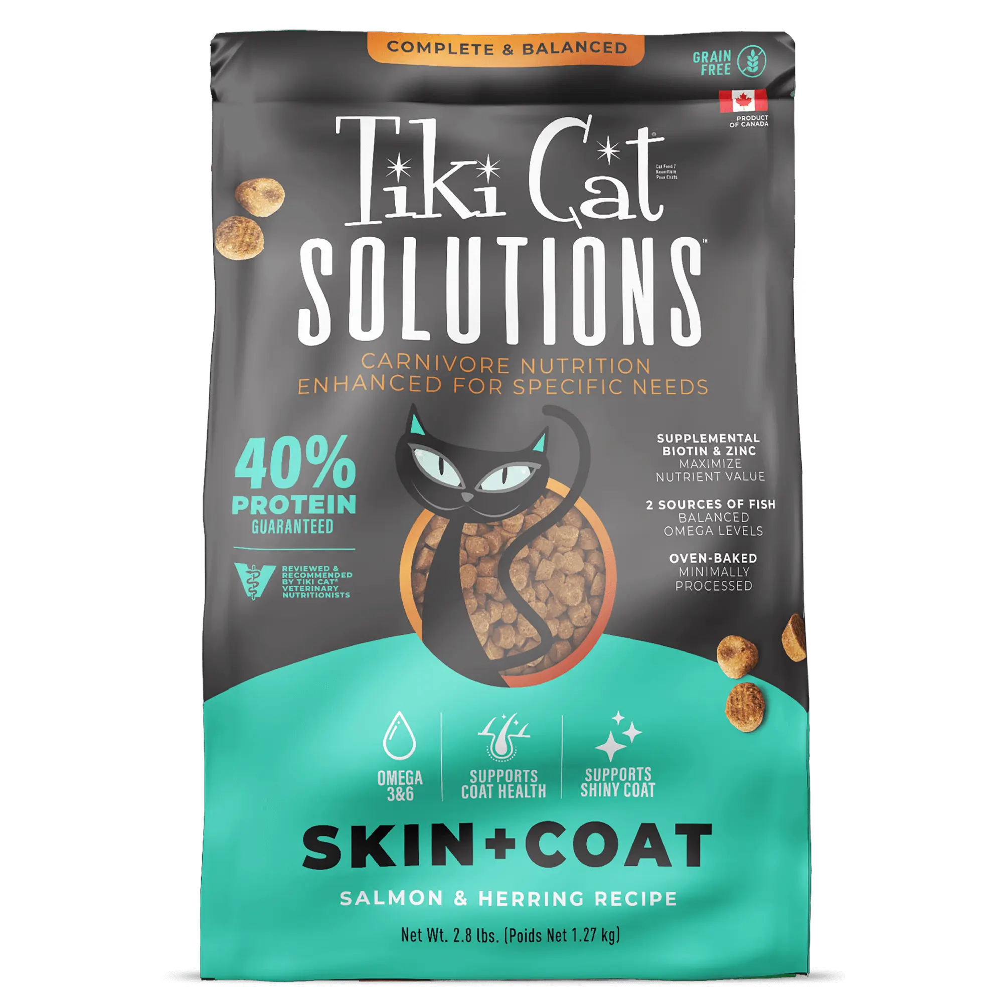 Tiki Cat Solutions - Nourriture sèche fonctionnelle pour chats