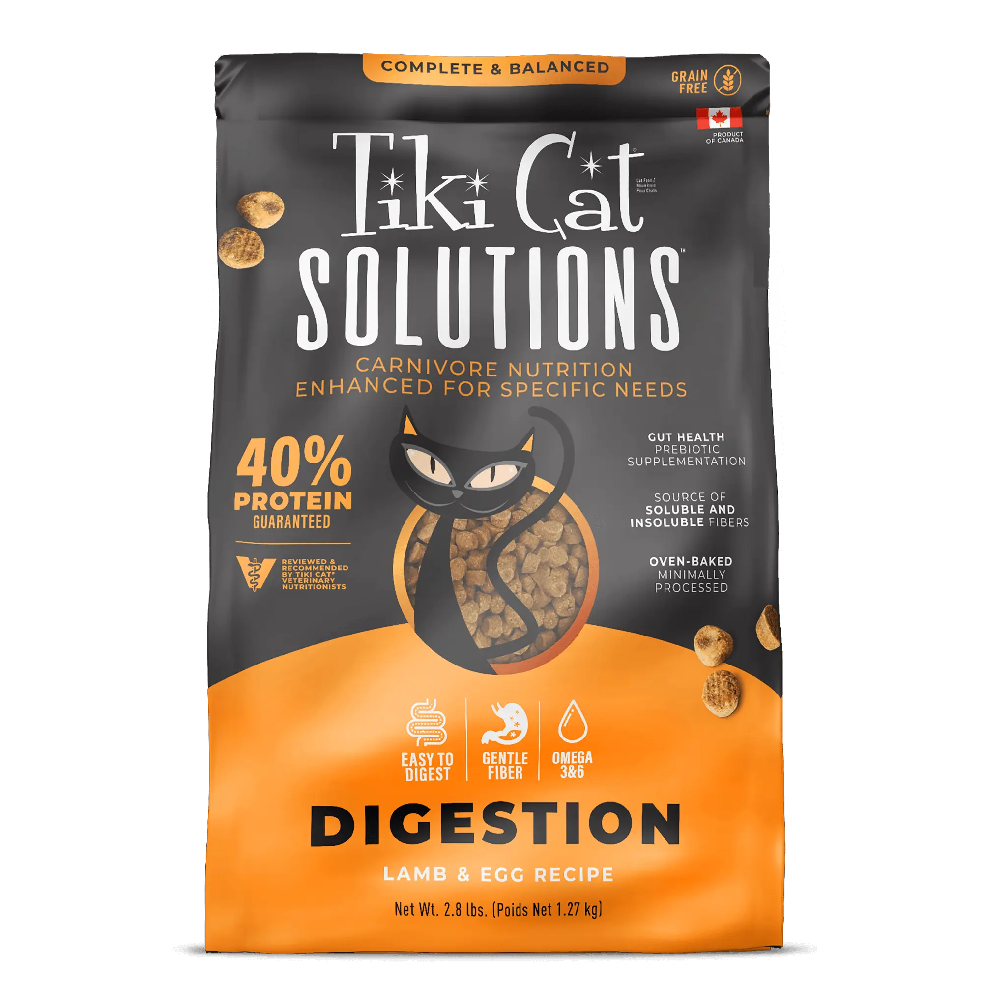 Tiki Cat Solutions - Nourriture sèche fonctionnelle pour chats