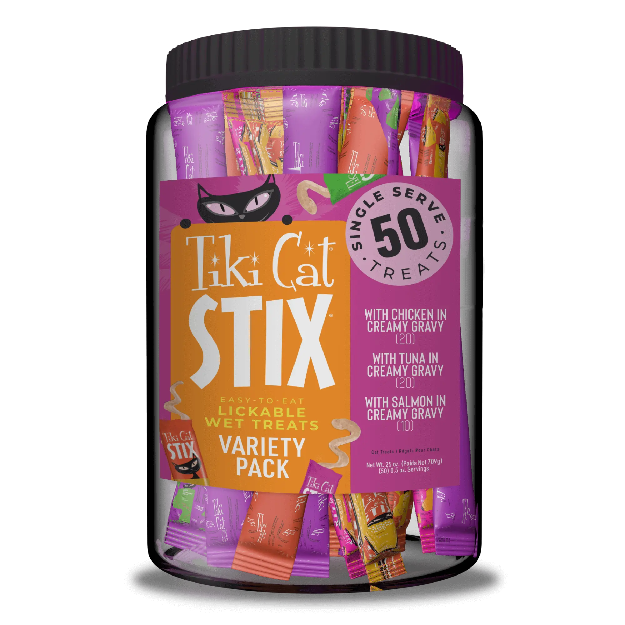 Tiki Cat Stix - Assortiments de friandises humides pour chats