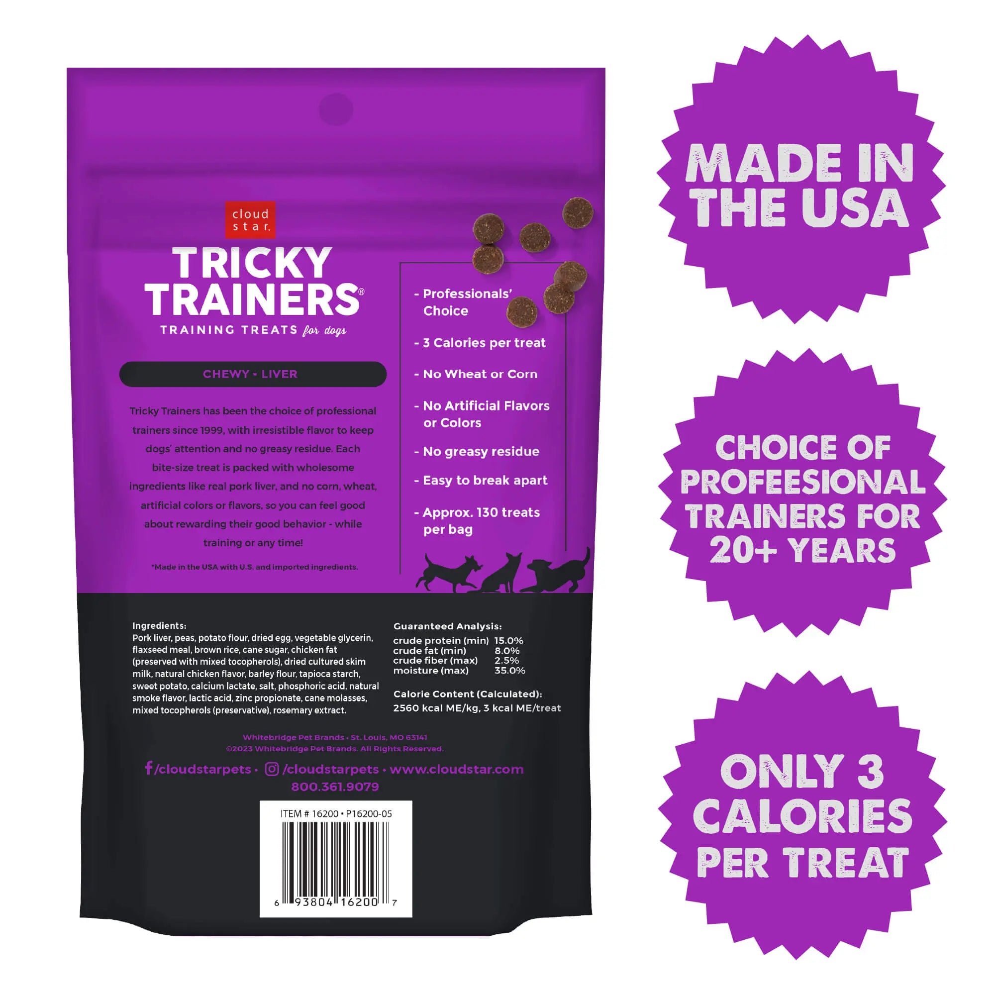 Tricky Trainers - Friandises molles d'entraînement pour chiens Cloud Star