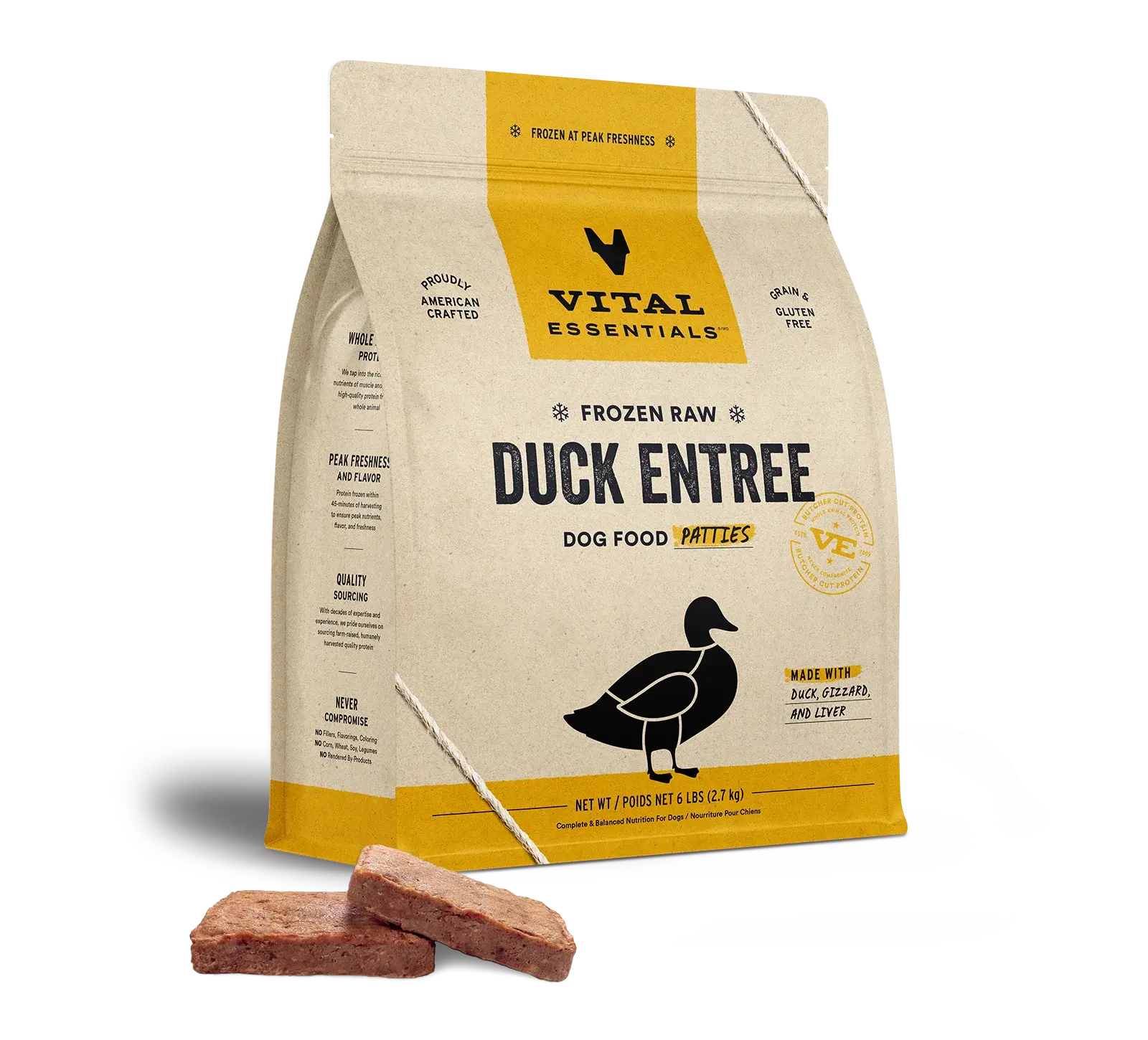Vital Essentials - Aliments crus congelés pour chien Vital Essentials