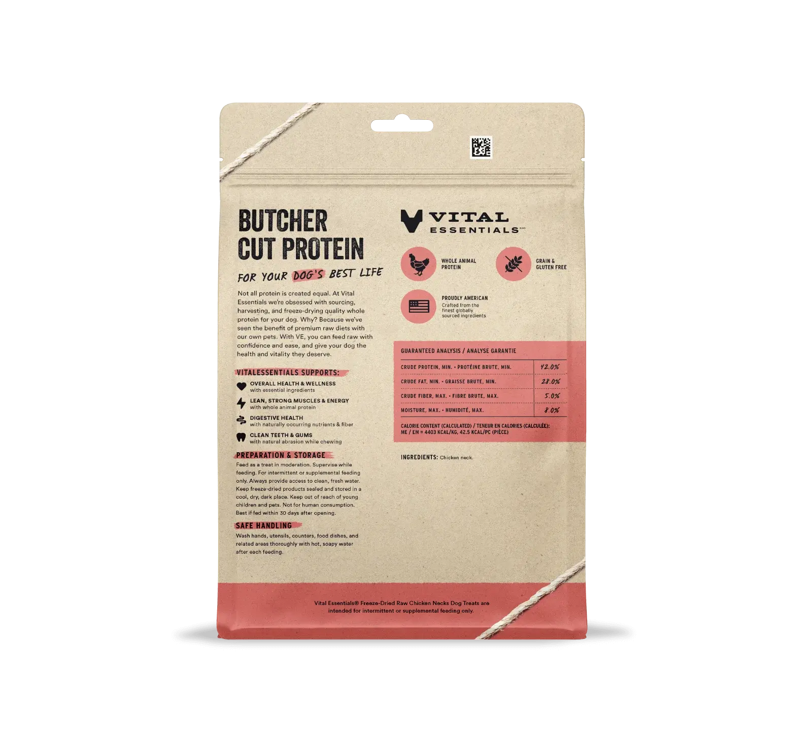 Vital Essentials - Friandises pour chien à base de viande crue Vital Essentials