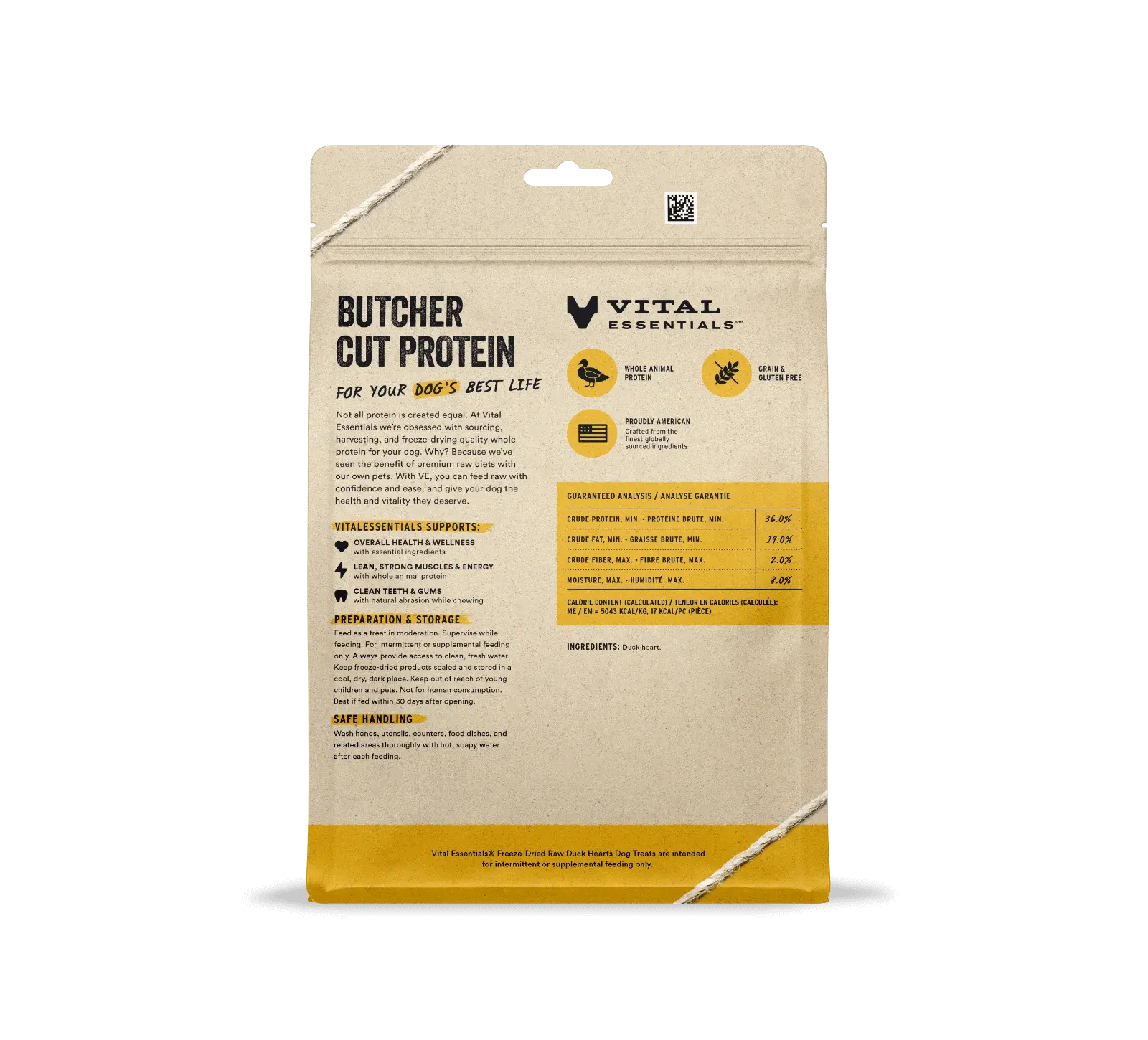 Vital Essentials - Friandises pour chien à base de viande crue Vital Essentials