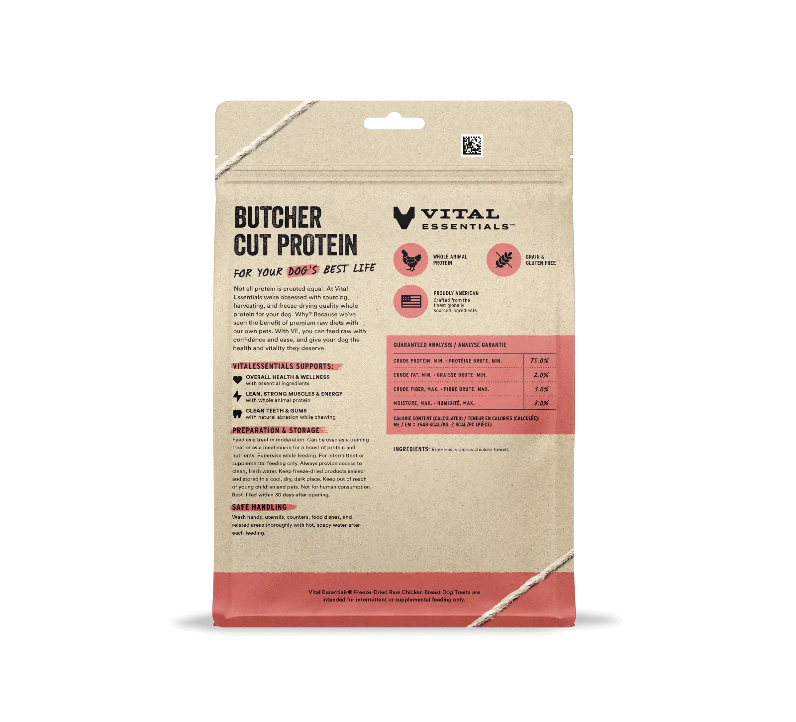 Vital Essentials - Friandises pour chien à base de viande crue Vital Essentials