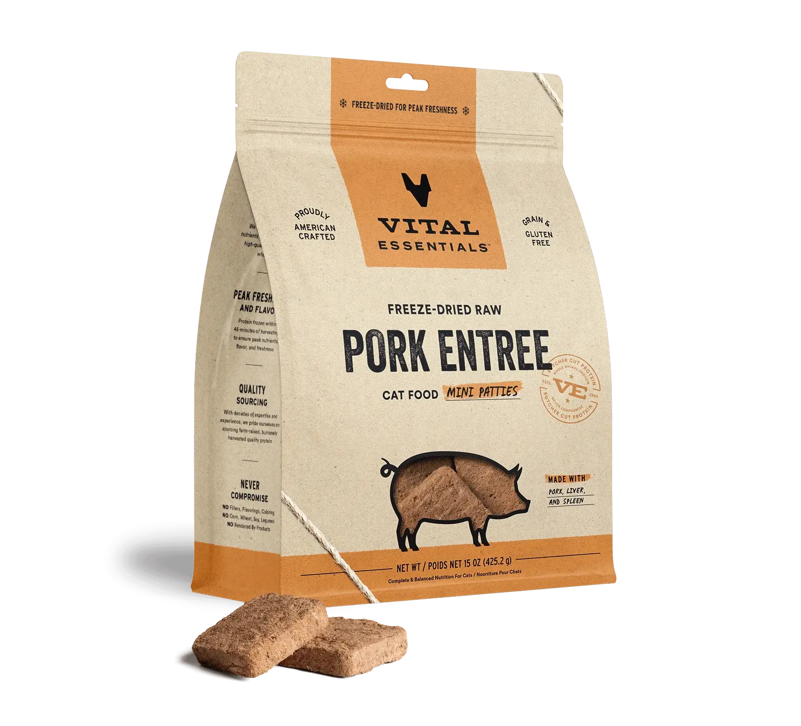 Vital Essentials - Mini galettes lyophilsées pour chat Vital Essentials