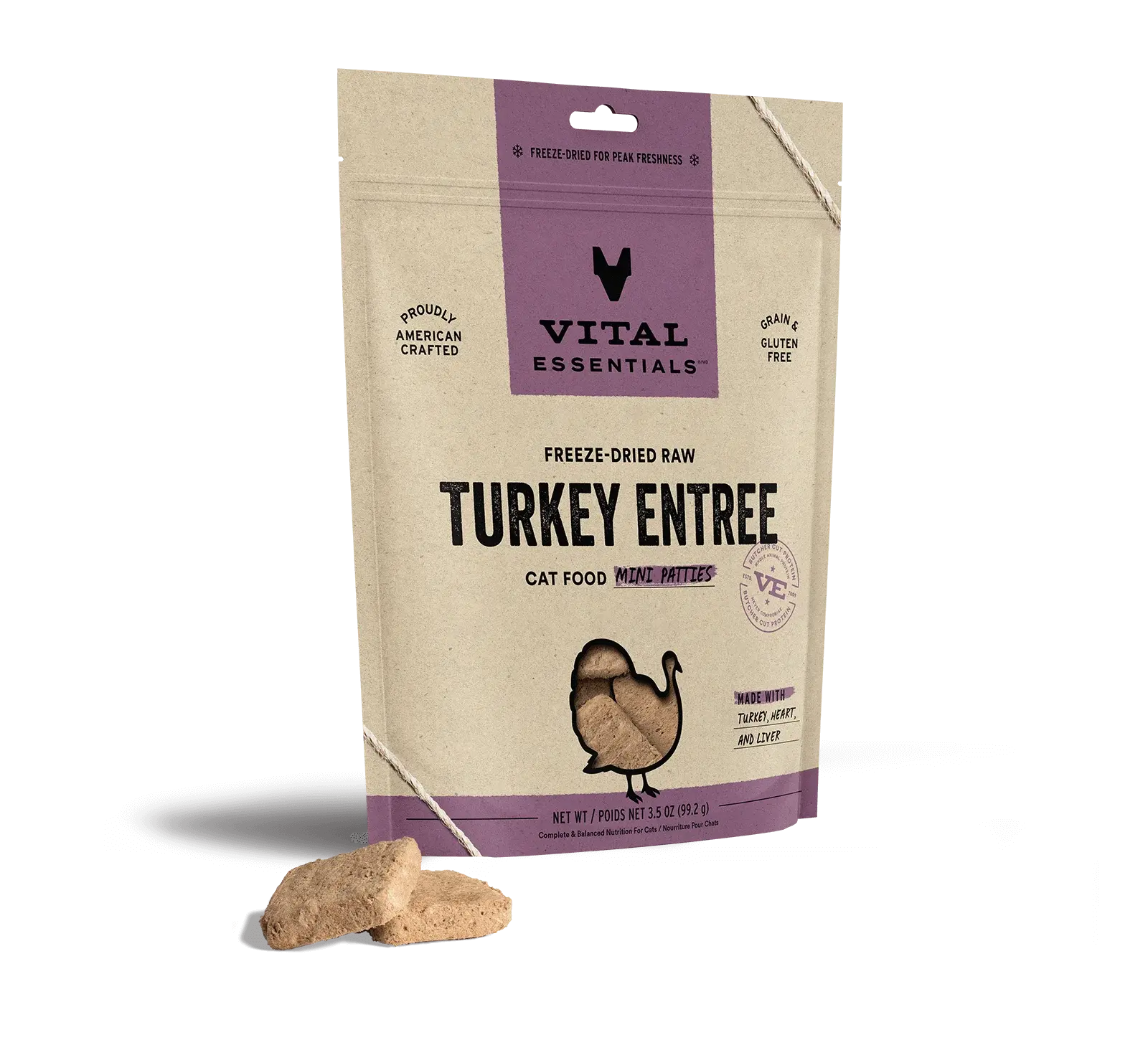 Vital Essentials - Mini galettes lyophilsées pour chat Vital Essentials
