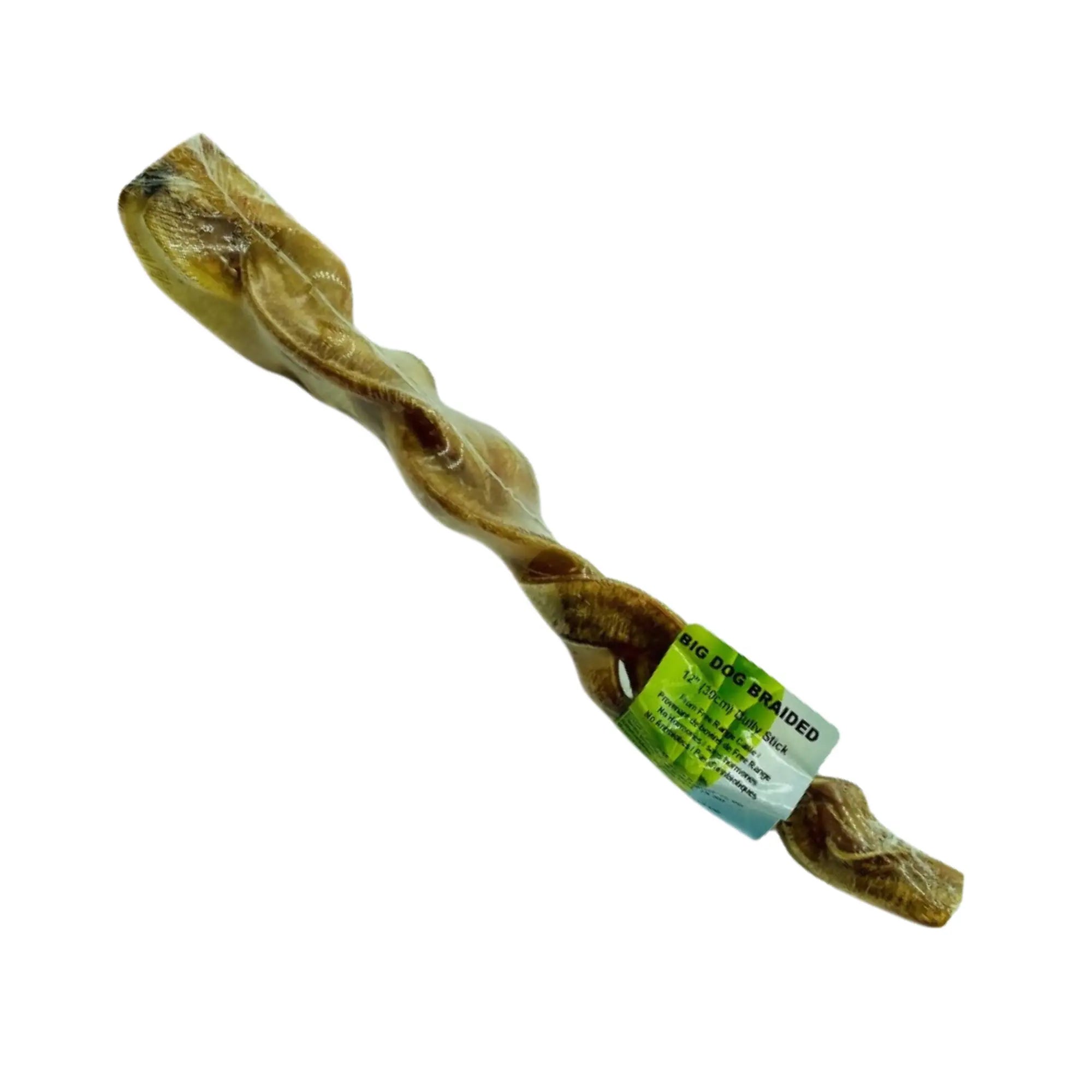 Vrac Nature's Own - Braided Big Dog Bully Stick pour chiens 12"
