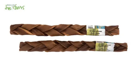 Vrac Nature's Own – Braided Bully Chomp tressé 12" pour Chien Nature's Own Dog Chew