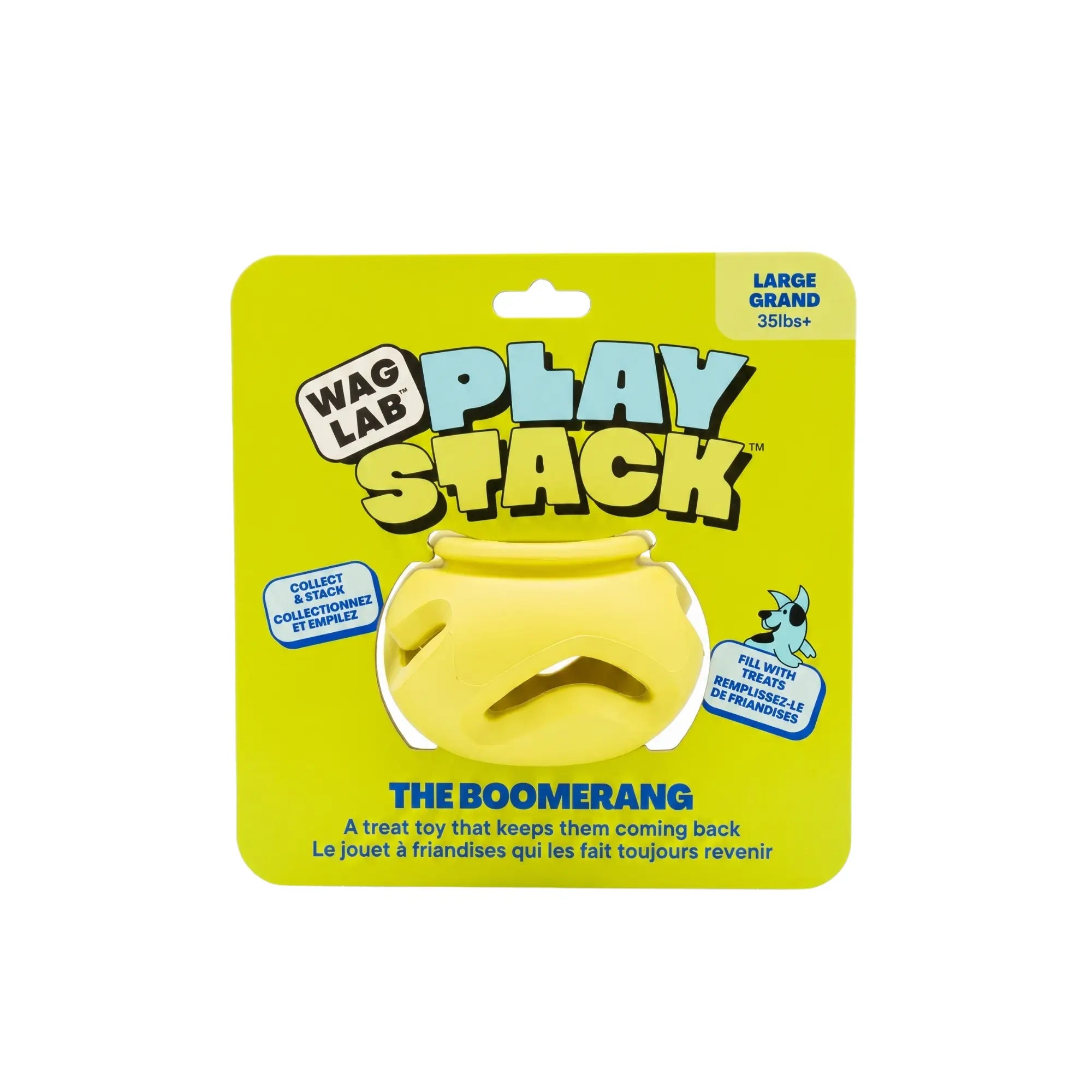 WagLab - Jouet personnalisable Play Stack pour chiens
