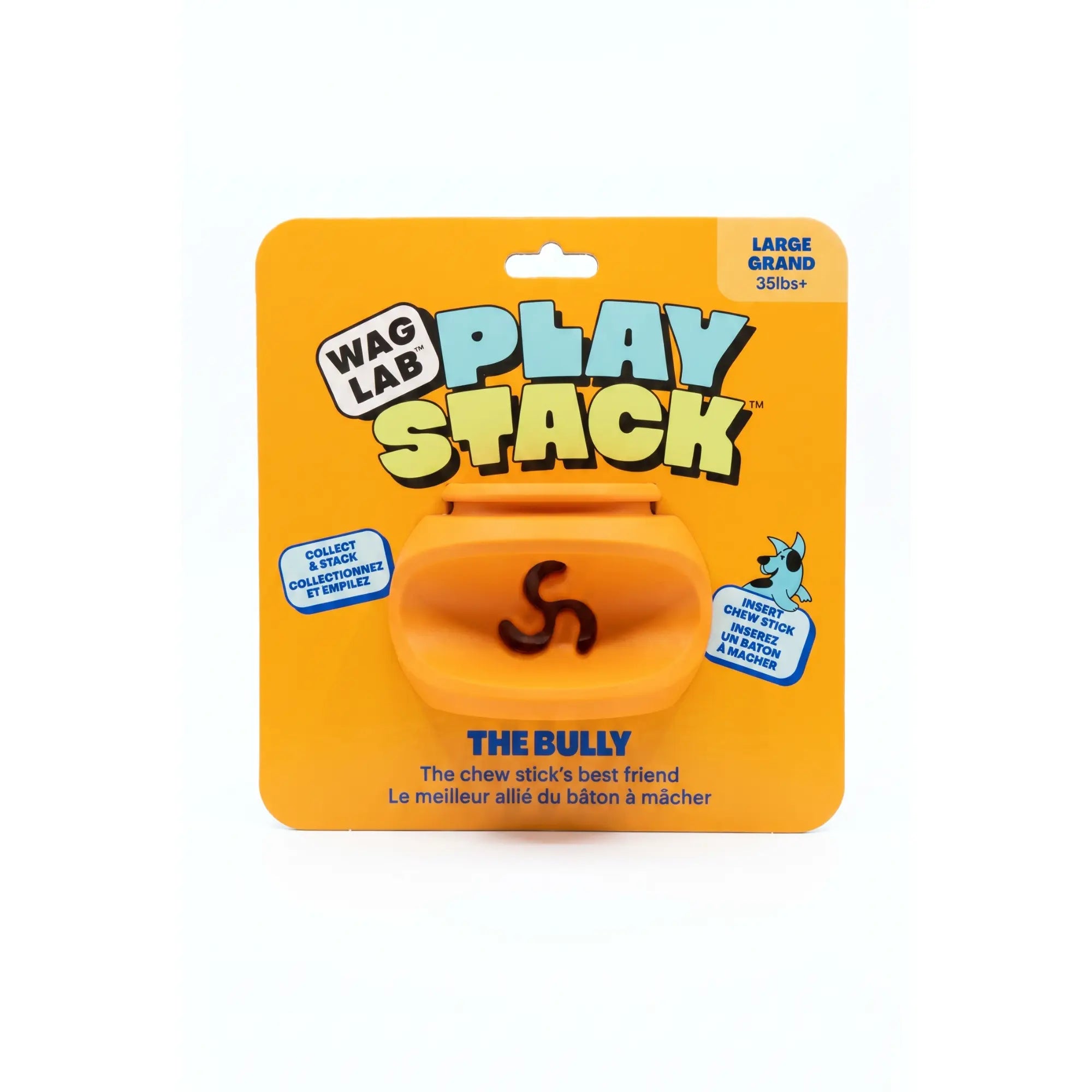 WagLab - Jouet personnalisable Play Stack pour chiens