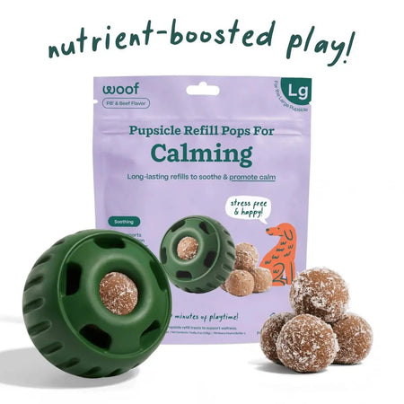 Woof - Des sucettes apaisantes et calmante pour chien Woof