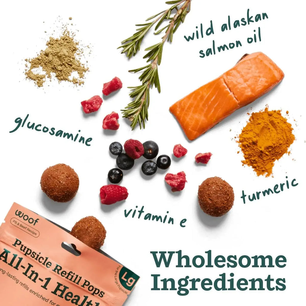 Woof - Pops de bien-être tout-en-un pour chien Woof