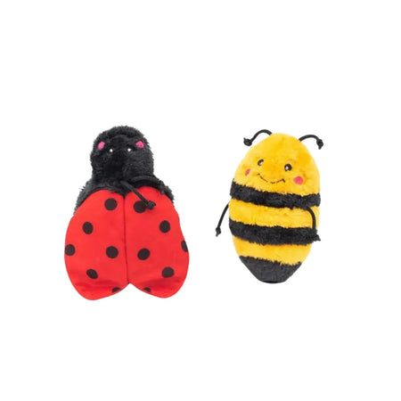 ZippyPaws - Crinkle 2-Pack - Toutou pour chien (Abeille & Coccinelle) Zippy Paws