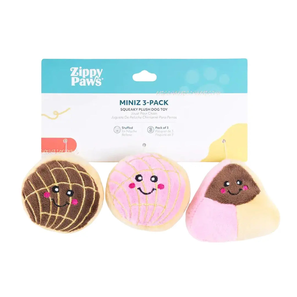 ZippyPaws - Miniz 3-Pack – Toutou beignes pour chien Zippy Paws