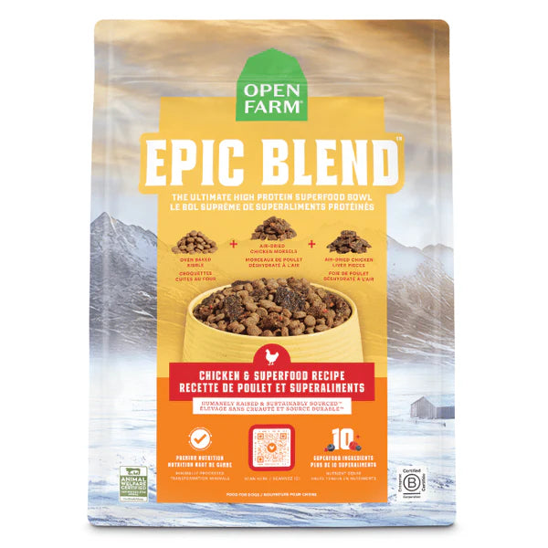 Open Farm - Epic Blend - Nourriture riche en protéine pour chien